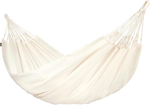 Vista 28 de LA SIESTA Gran Hamaca Doble Brisa Clásica - Hamaca para Exteriores e Interiores, Hecha a Mano, Resistente al Clima y al Desgaste, Lima