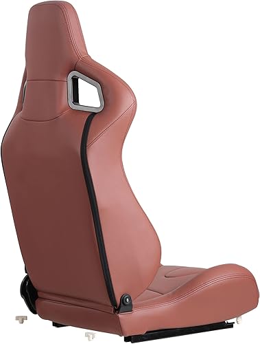 Miniatura 8 de Asientos ergonómicos de carreras de 2 piezas asientos ajustables de doble tobogán definitivo para juegos, asientos de juego de simulador de carreras