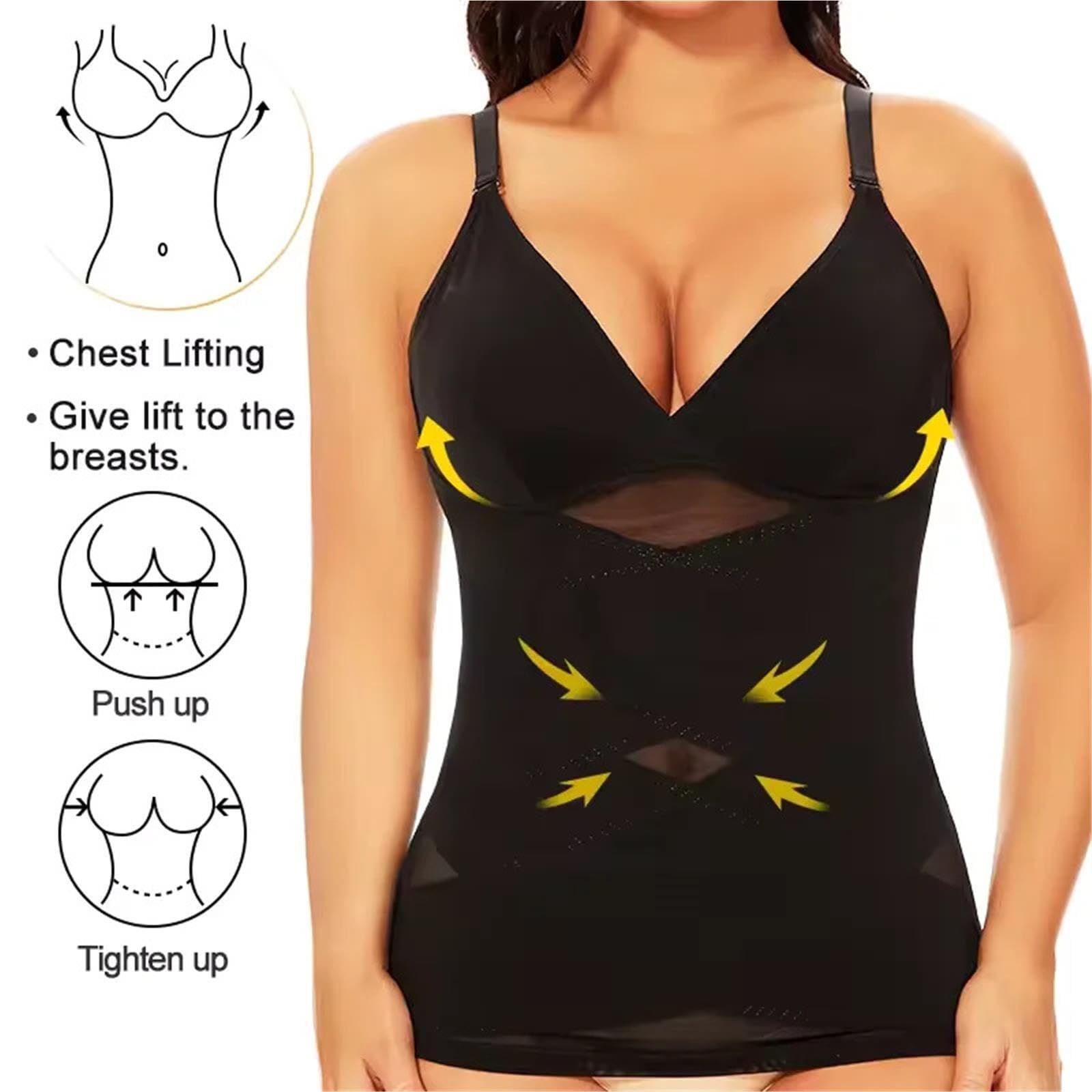 Reggiseno incorporato da donna, canotta, compressione, maglia incrociata