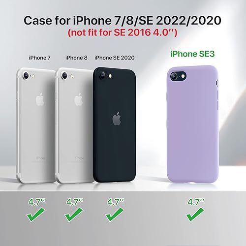 Miniatura 774 de Miracase Funda diseñada para iPhone 13 Pro Max con protector de pantalla, [forro de microfibra suave antiarañazos], funda protectora de silicona