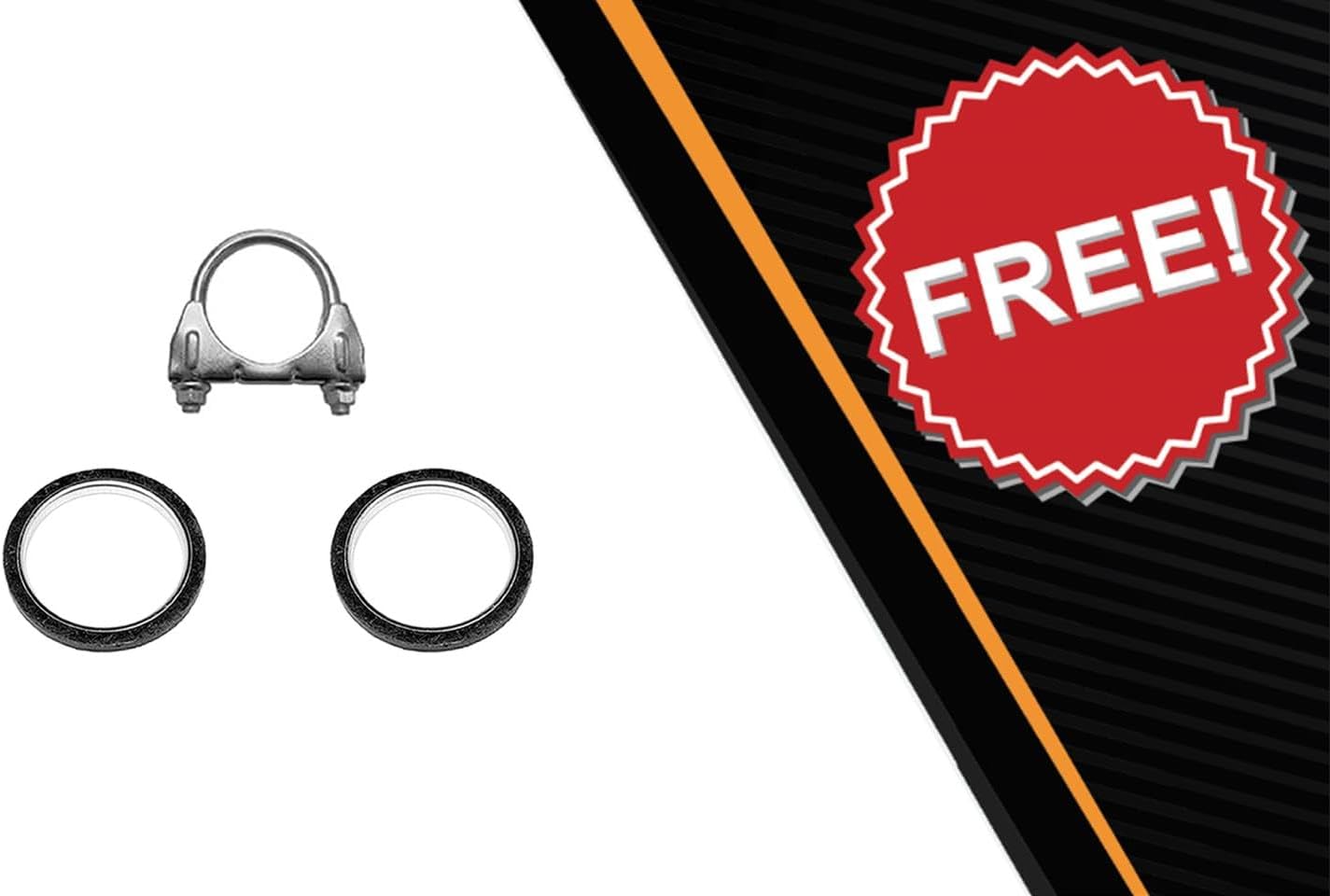 Exhaust Resonator Pipe Compatible for 2009-2014 Nissan Cube 1.8L | Stainless Steel | Northeastern Exhaust | Free Gaskets and Clamp Included | Direct-Fit Replacement