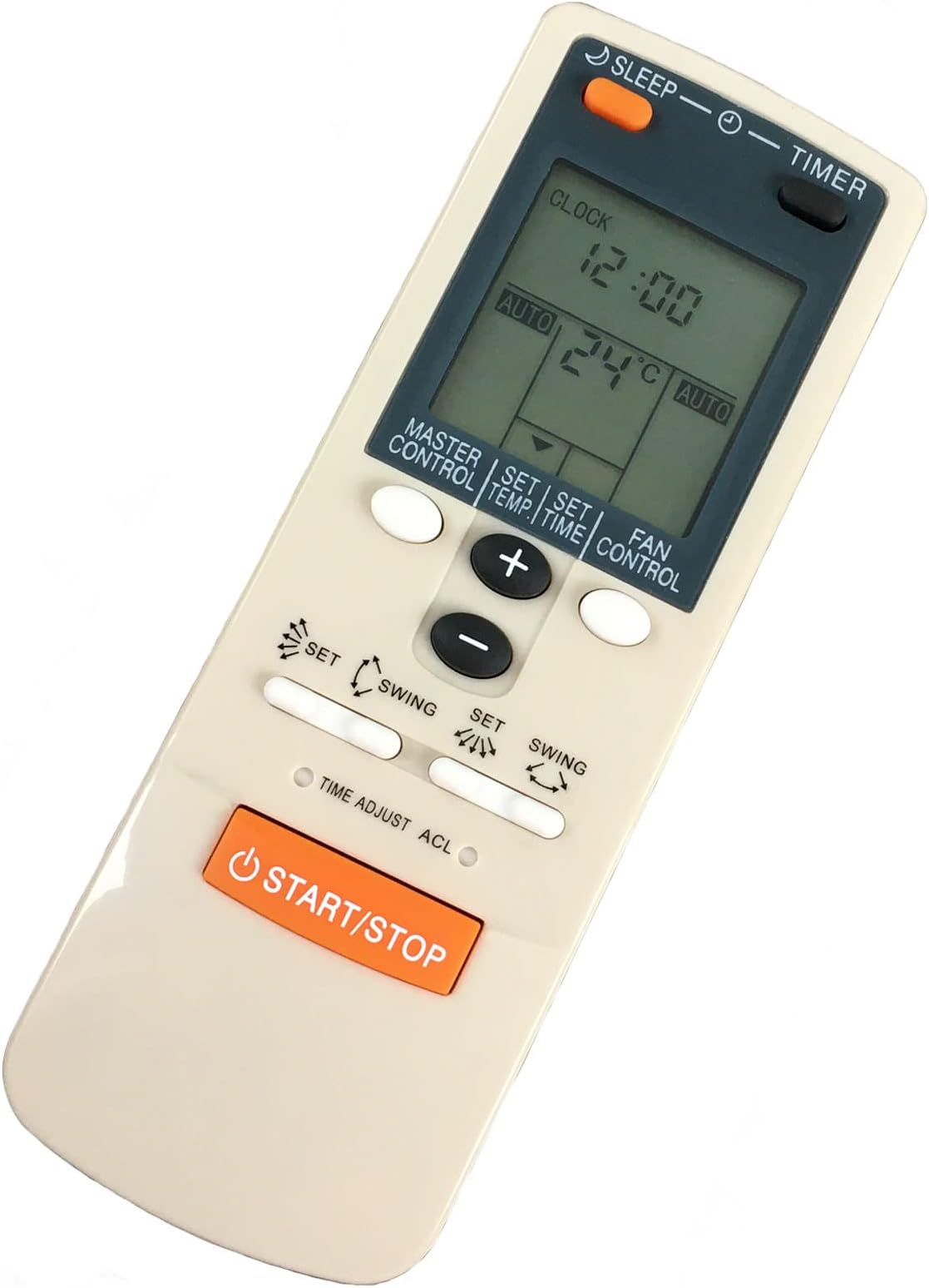 General AC A/C Remote Control Fit for Fujitsu ASU12R1 ASU12R1A AR-CG1 ASU9RLFW Air Conditioner