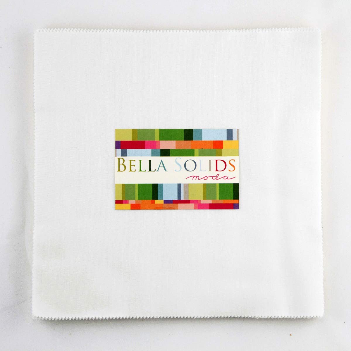 Moda Bella Solids White Junior Layer Cake by moda