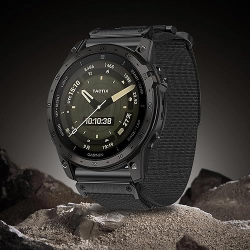 Miniatura 10 de Ookids Correa de reloj de nailon de 1.024 in compatible con Garmin Fenix 7XFenix 6XFenix 5XTactix Delta, bandas de camuflaje de ajuste rápido para