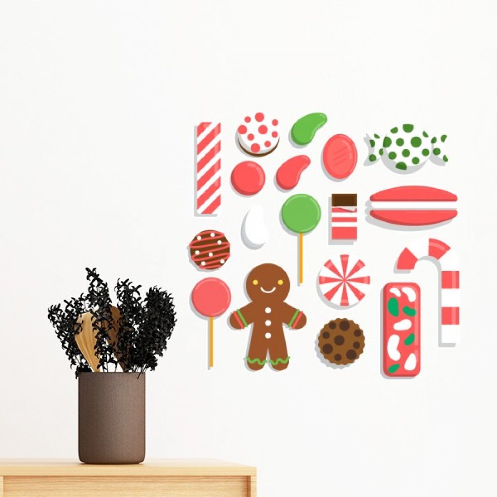 Autocollant mural Noël pour décorer la chambre facilement