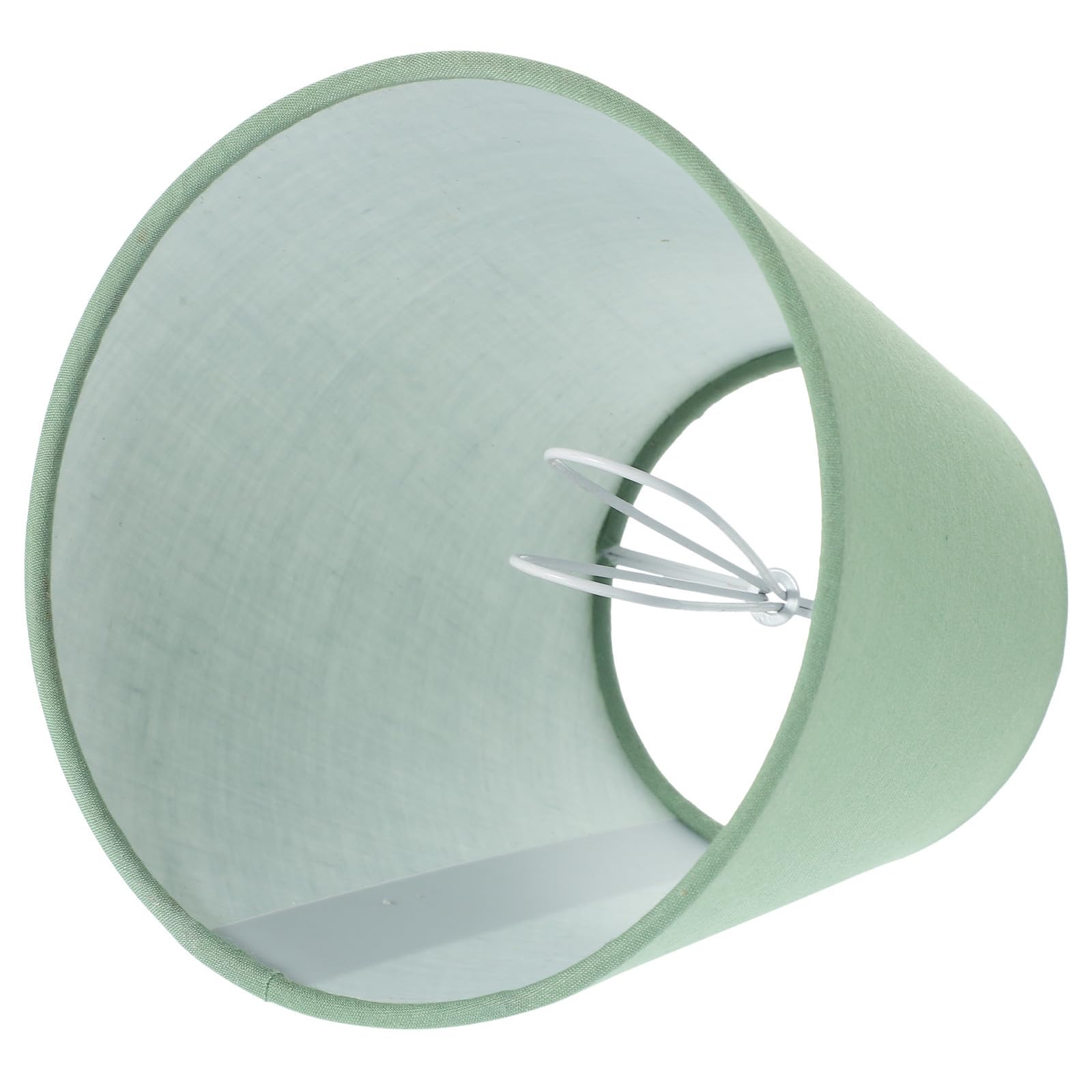 GARVALON Clip-on Fabric Lampshade Sage Green 5.51X5.51X5.12 Inch Light Shade Replacement for Bedroom Living Room Pendant Light