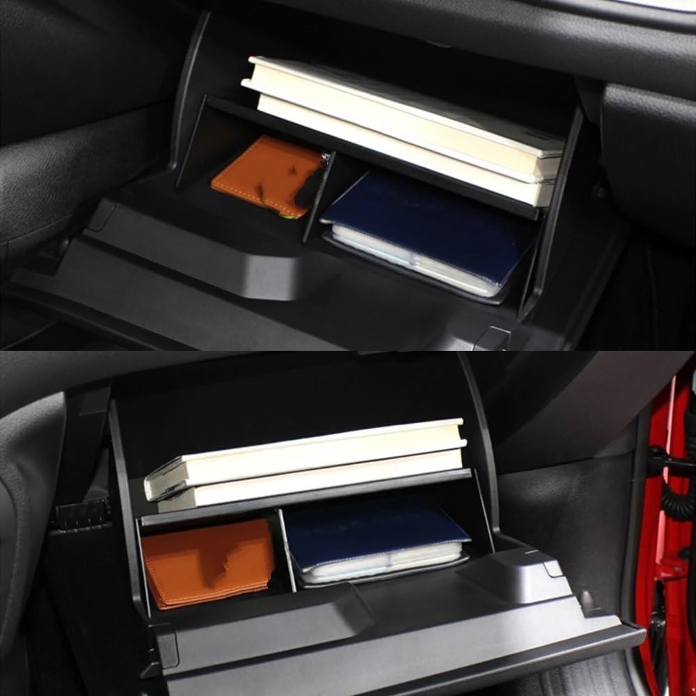 Interieur Zubehör Für Jeep Für Renegade 2016-2022 Auto Handschuh Box Organizer Armlehne Box Intervall Lagerung Einsatz Teiler Innen Zubehör Innenausstattung
