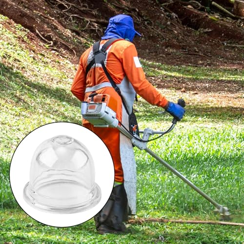 XIHIRCD 12stk Vergaser Pumpe Primer Birne Kompatibel mit WALBRO, Primer-Ballons in 2 Größen für Vergaser Ersatz-Primer-Ballonpumpe für Vergaser Praktisches Zubehör(Transparent)