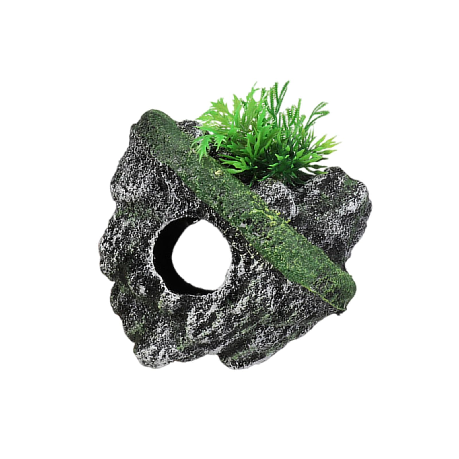 NEWFT Aquariums Hideouts Hallowed Cave Fish Tanks Landscaping for Shrimp Breeding Hideouts Ornaments Stone Crafts