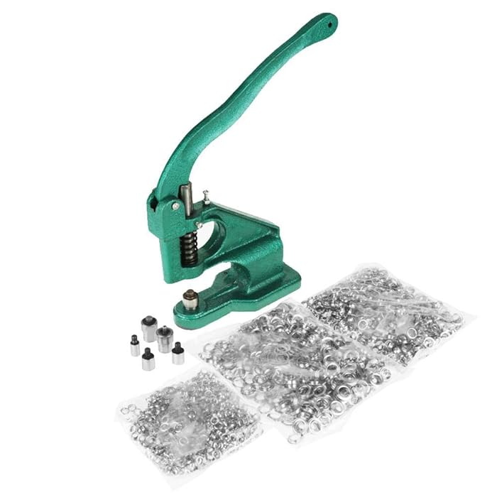 Buy Grommet Machine Set, Heavy Duty Hand Press Grommet Eyelet Machine