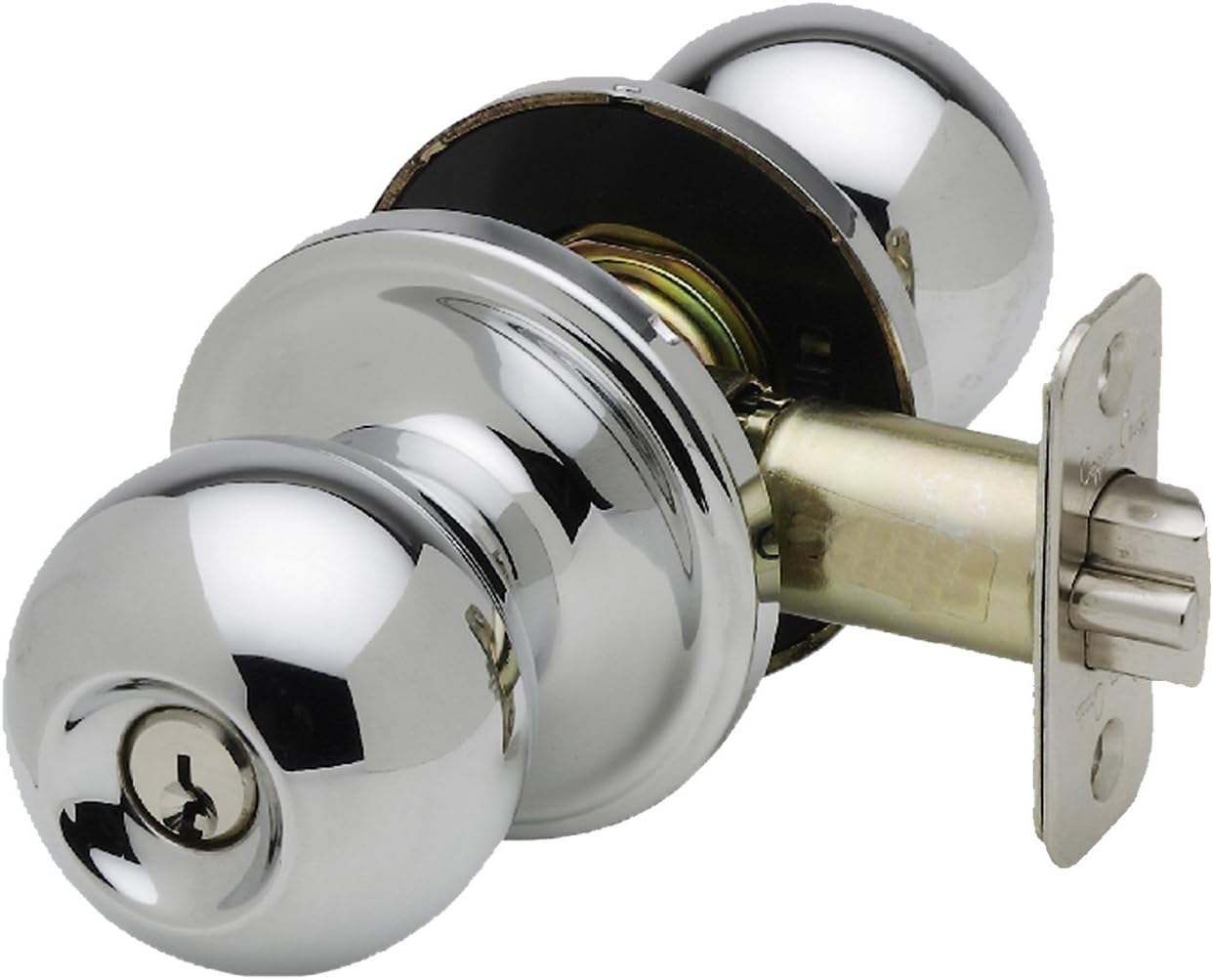 Copper Creek BK2040AN Ball Door Knob, Keyed Entry Function, 1 Pack, in