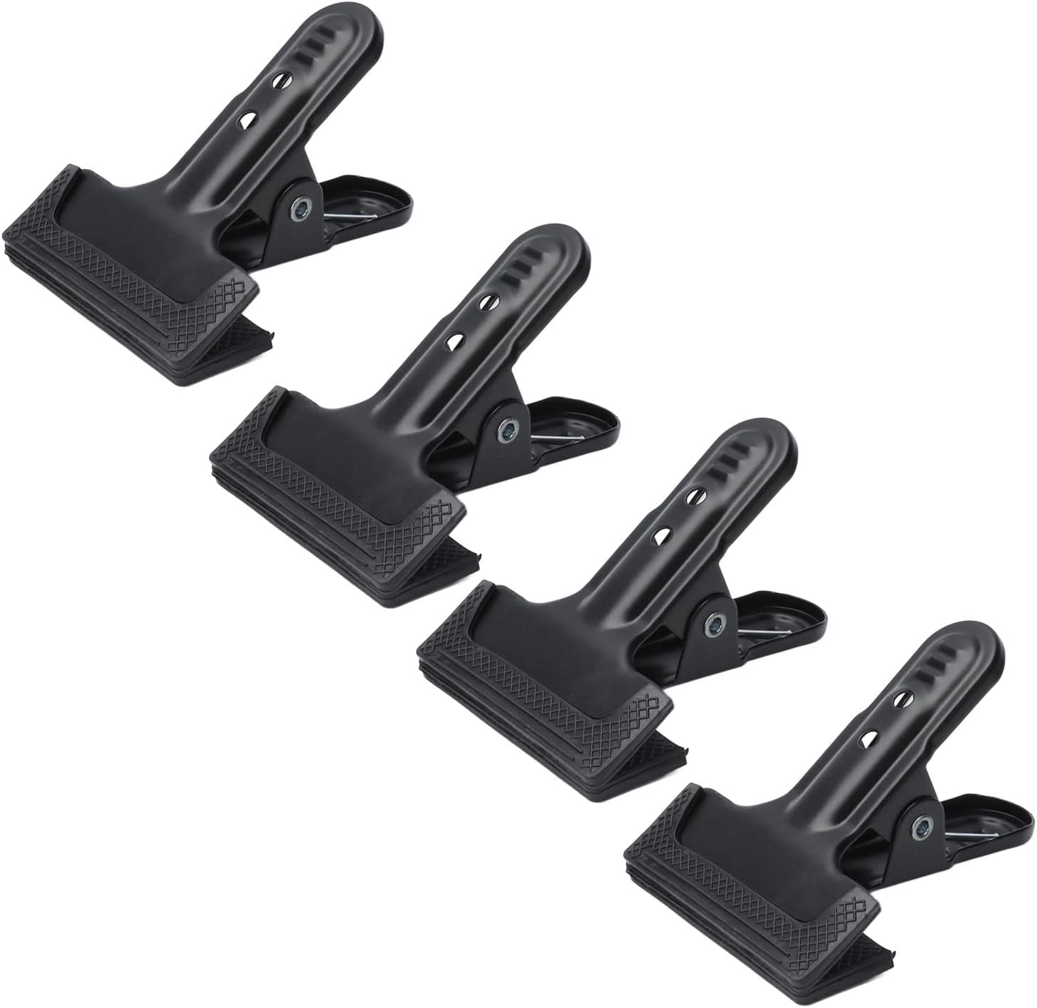 4pcs Woodworking A Clip Heavy Duty Metal Wide Mouth Spring Clamps Bag Clips for Photography Backdrops,Fixture