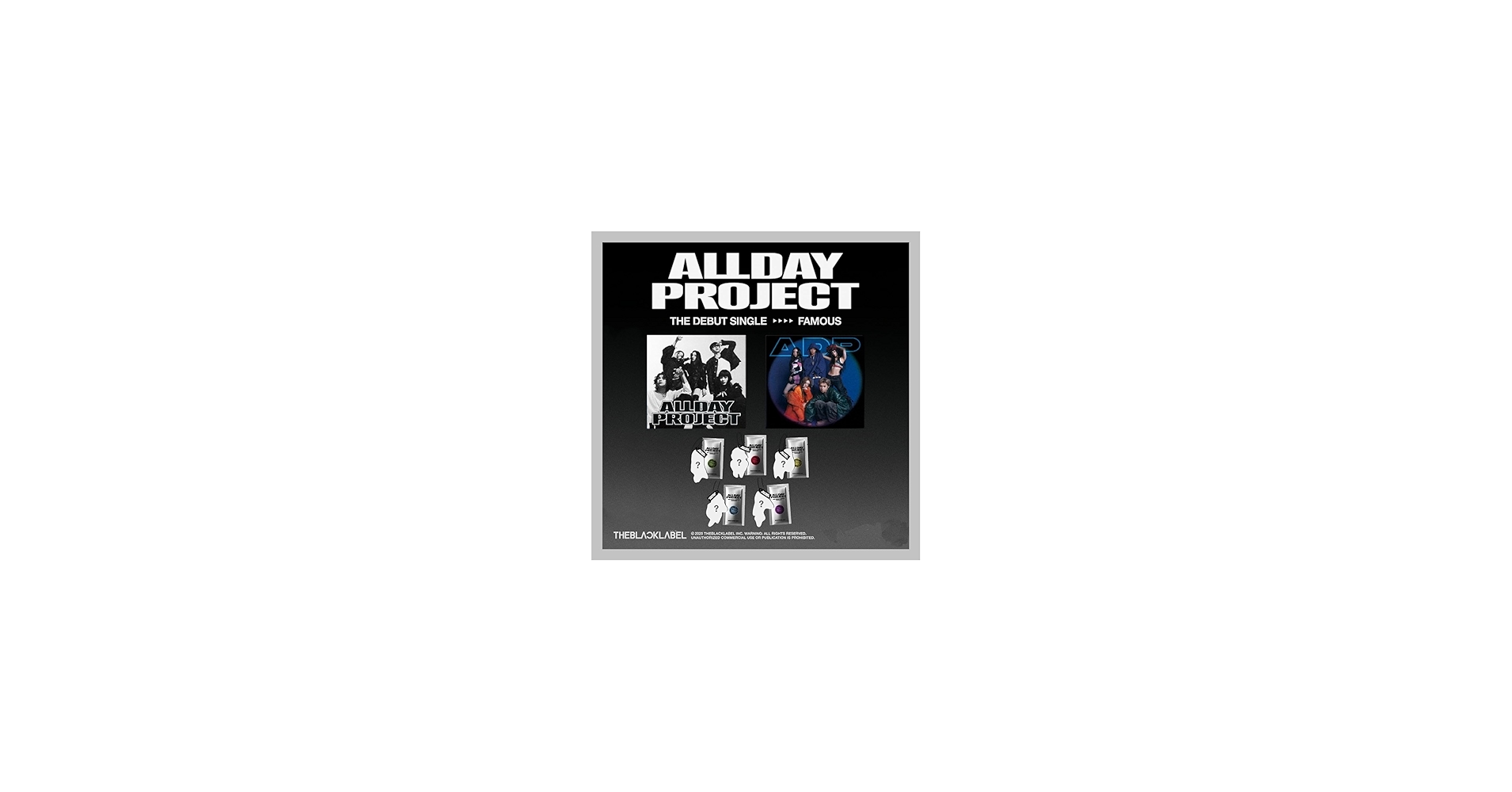 allday project オルデプ famous サイン アルバム Allday Project - Debut Single Famous Standard version CD