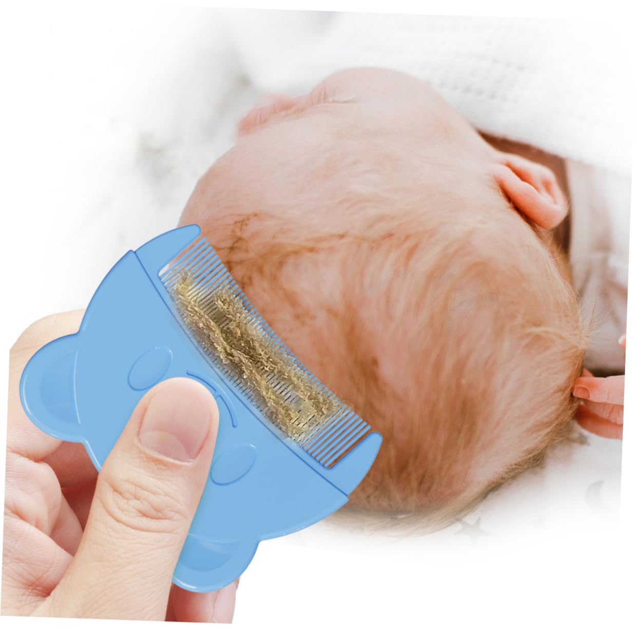 FOMIYES Silicone Baby Scalp Brush Set 4pcs Scalp Massager Shampoo Brush for Bath Shower