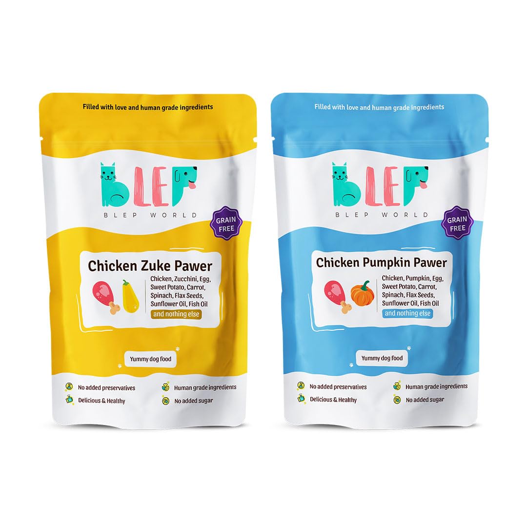 BLEP Fresh Dog Food (Wet)-A Meal Pack | Chicken - Zucchini and Pumpkin Gravy (300gm x 1 Each) | Pack of 2-600g (B0C7GL8Z92) Amazon Price History, Amazon Price Tracker