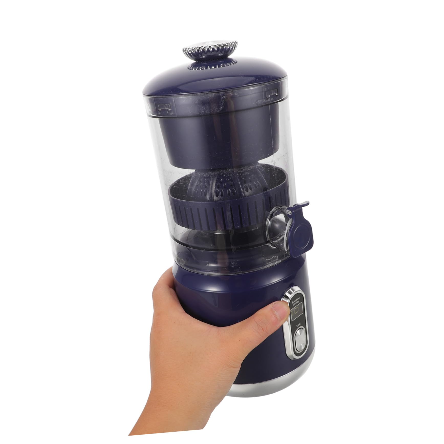 GALPADA Spremiagrumi Portatile Elettrico da 600ml con Separatore di Polpa in Plastica Compatto e Leggero per Picnic All'aperto e Viaggio con Apertura 110 Mm e Potenza 45w