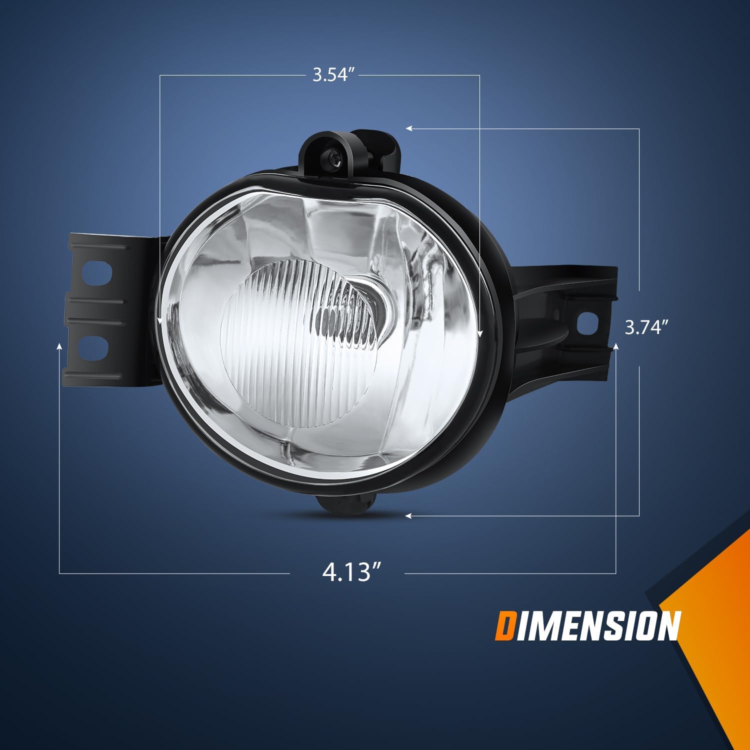 Nilight Fog Lights Assembly Compatible with 2002 2003 2004 2005 2006 2007 2008 Dodge Ram 1500 2003-2009 RAM 2500 3500 2004 Durango 2nd Generation 2005 2006 w/9006 55W bulbs