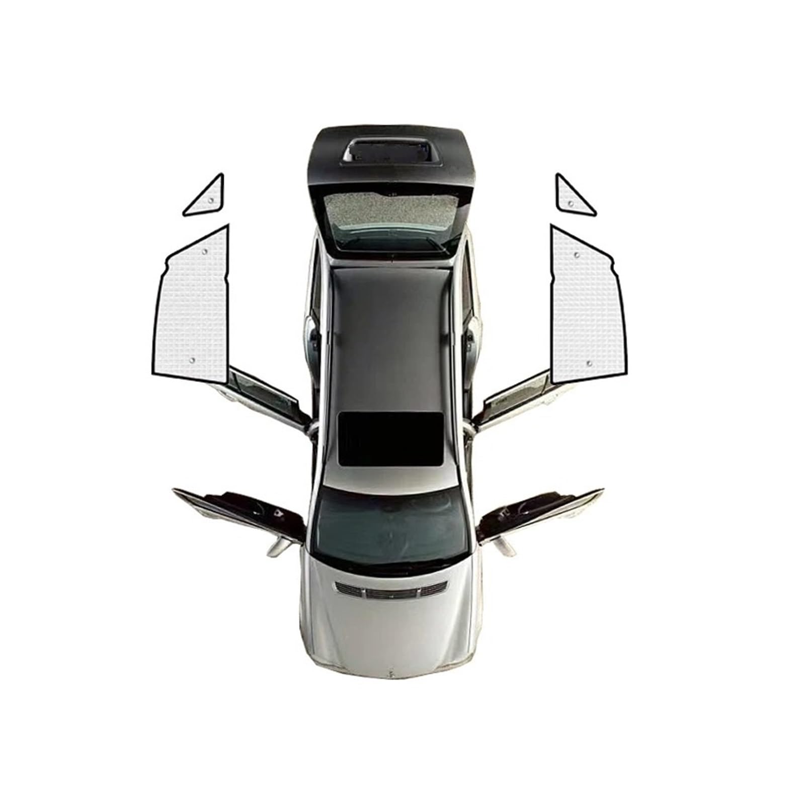 Pare-soleil sur mesure de haute qualité pour Toyota Harrier 2004-2009