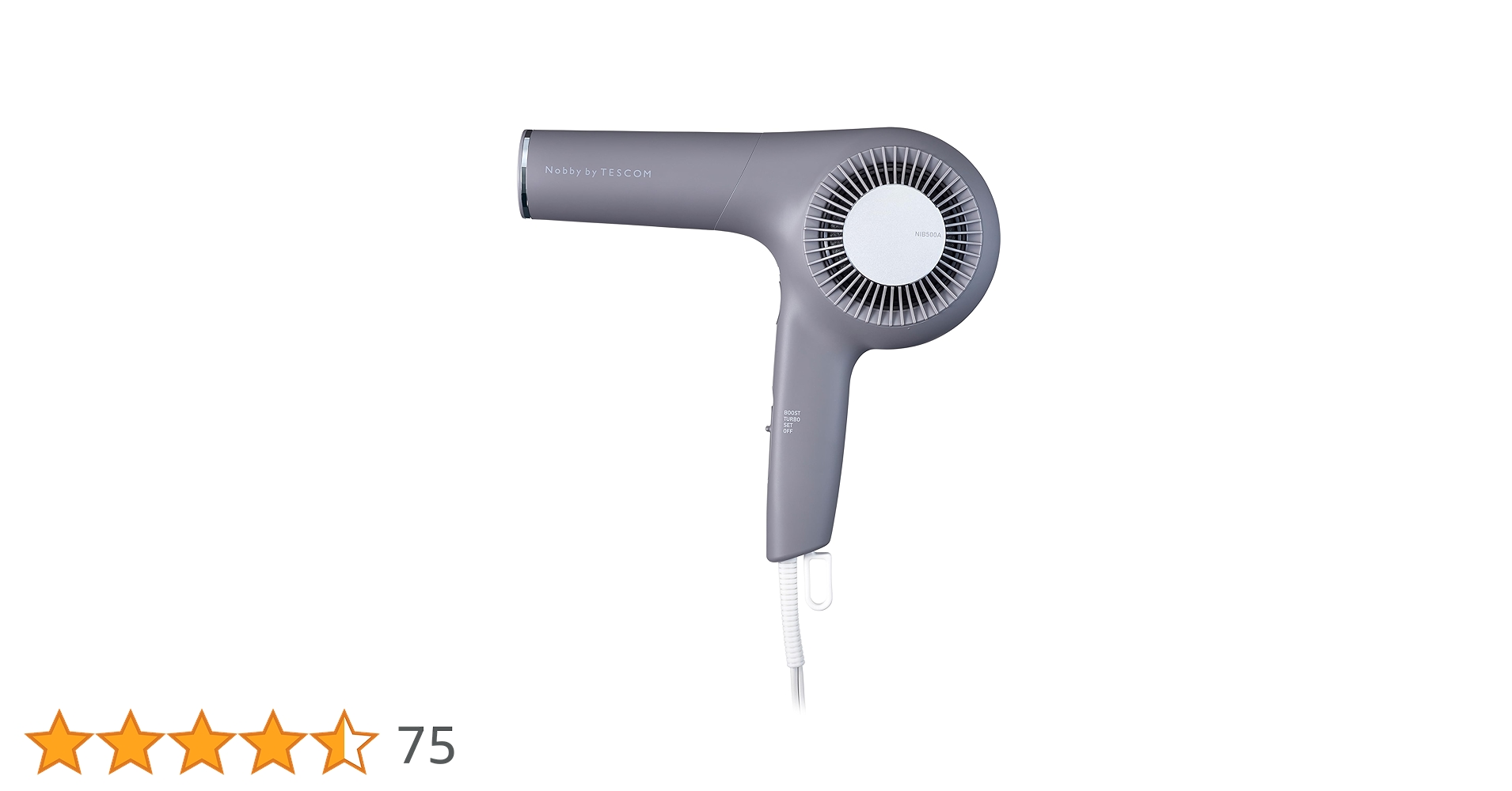 TESCOM ヘアドライヤー （NIB500A/スモーキーグレー） プロフェッショナル プロテクトイオンヘアードライヤー テスコム