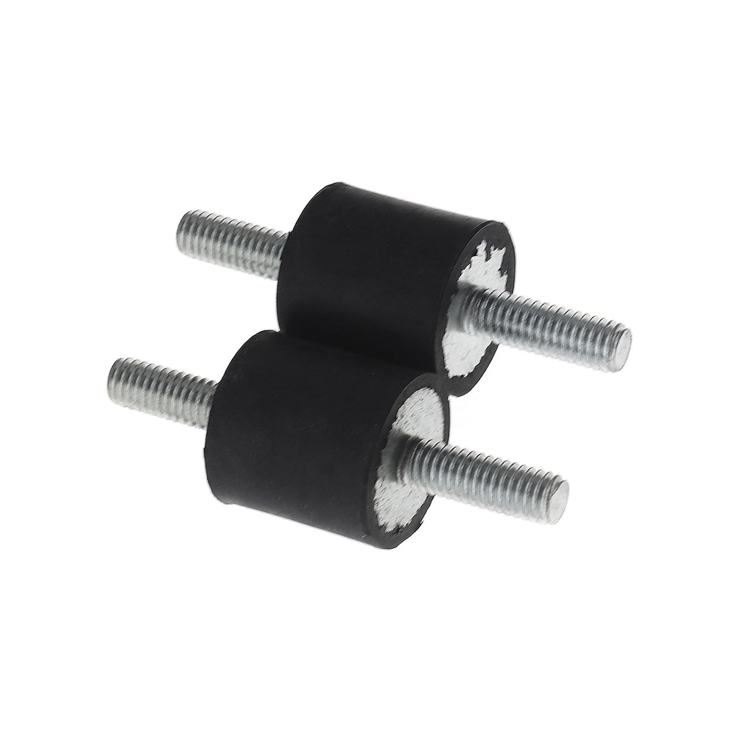 4pcs M6 20x20mm Double Ends Screw Absorber Anti Vibration Isolator Rubber Bobbin Mounts Boat Car Silent Block Damper