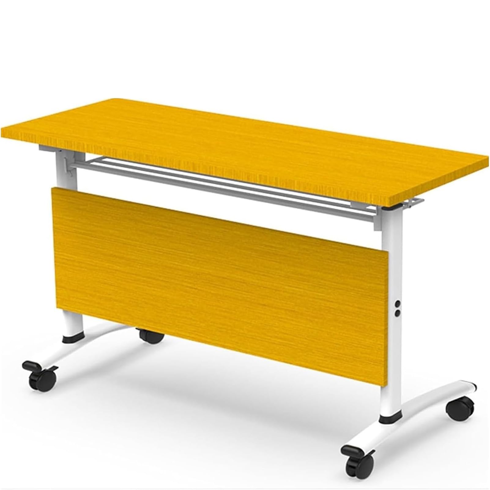 Mesa De Conferencias Móvil Moderna para Oficina 120x40x75cm, Mesa Plegable Grande con Empalme De Bricolaje, Mesa Modular De Oficina para Reuniones Grandes
