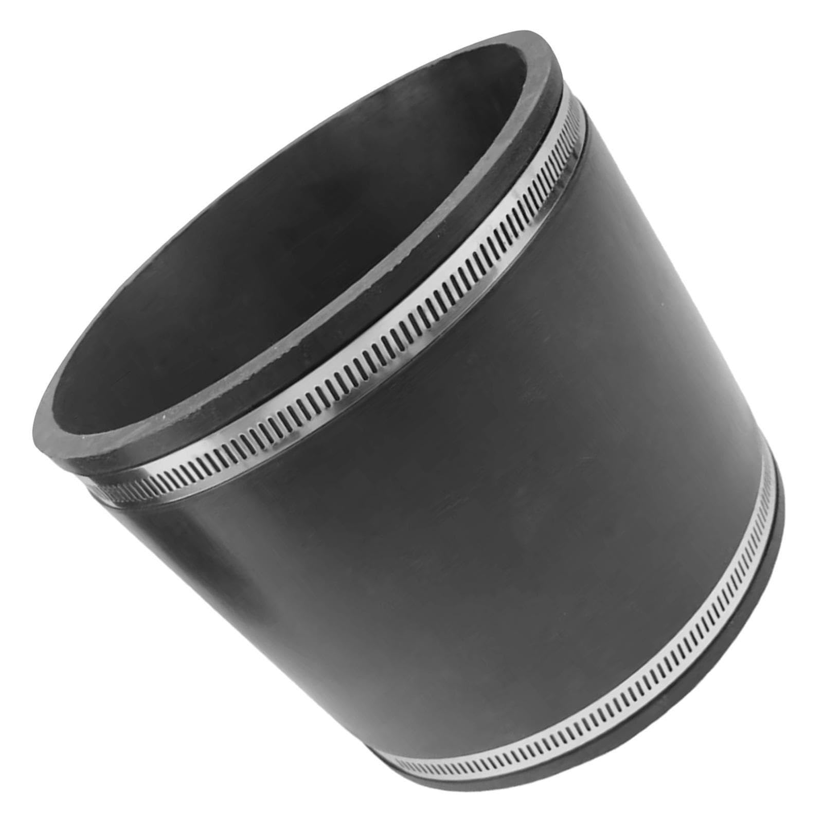 Elastómero De Pvc Flexible Conector de manguera goma, junta flexible acoplamiento tubería hermética con abrazadera, accesorio recolección polvo(160mmx170mmx100mm)