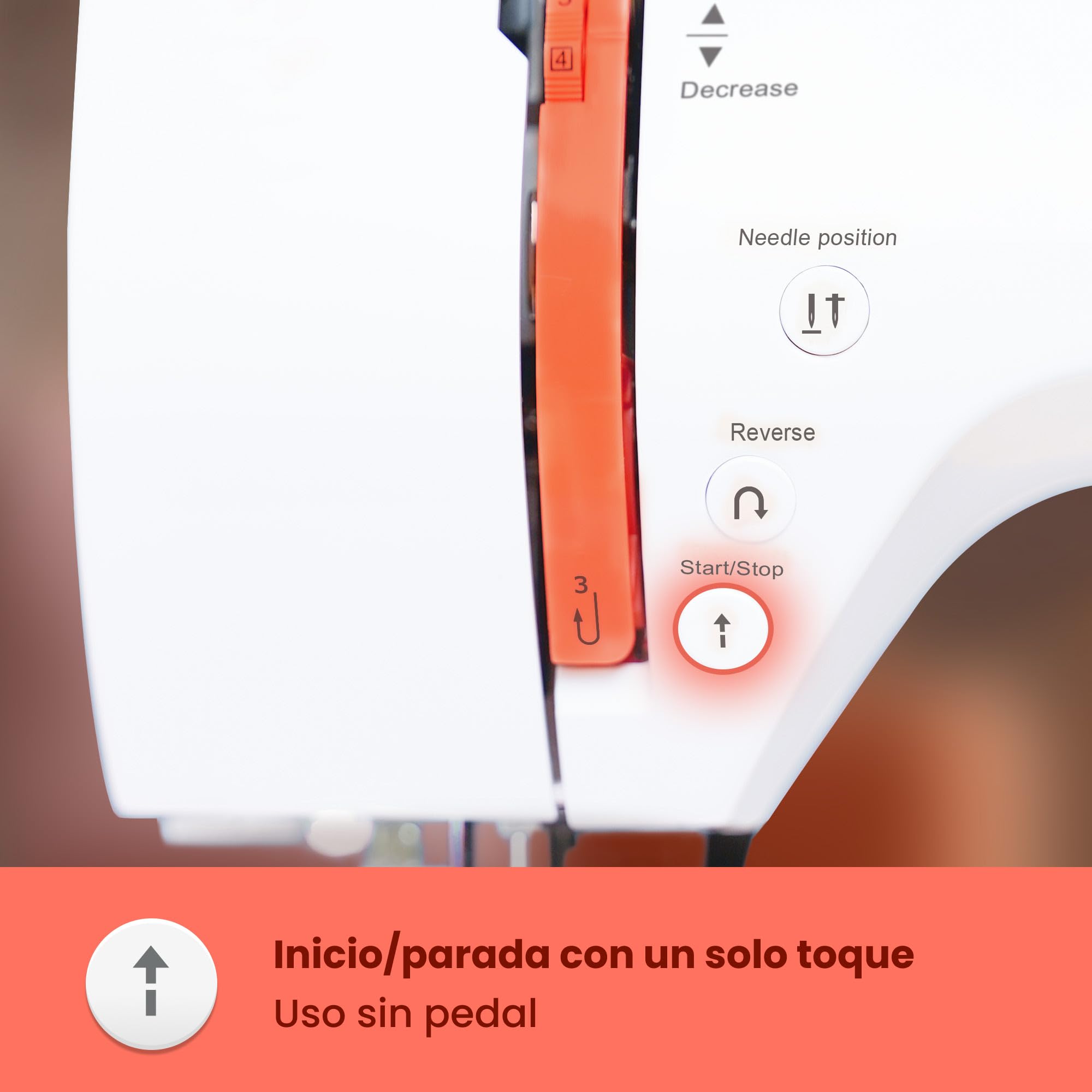 PooLin Máquina de Coser Computarizada Poolin EOC02, completa, con pantalla LCD, mesa amplia, ojales automáticos en 1 paso, enhebrador automático, 7 prensatelas, portátil e ideal para principiantes y u