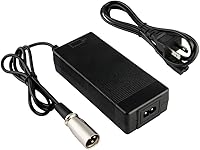 Vista 6 de Cargador de 54.6V 48V XLR Cargador de repuesto 54.6 voltios Salida 1.5A para batería de litio eléctrica de 48 V 13S 12Ah 15Ah 48 voltios