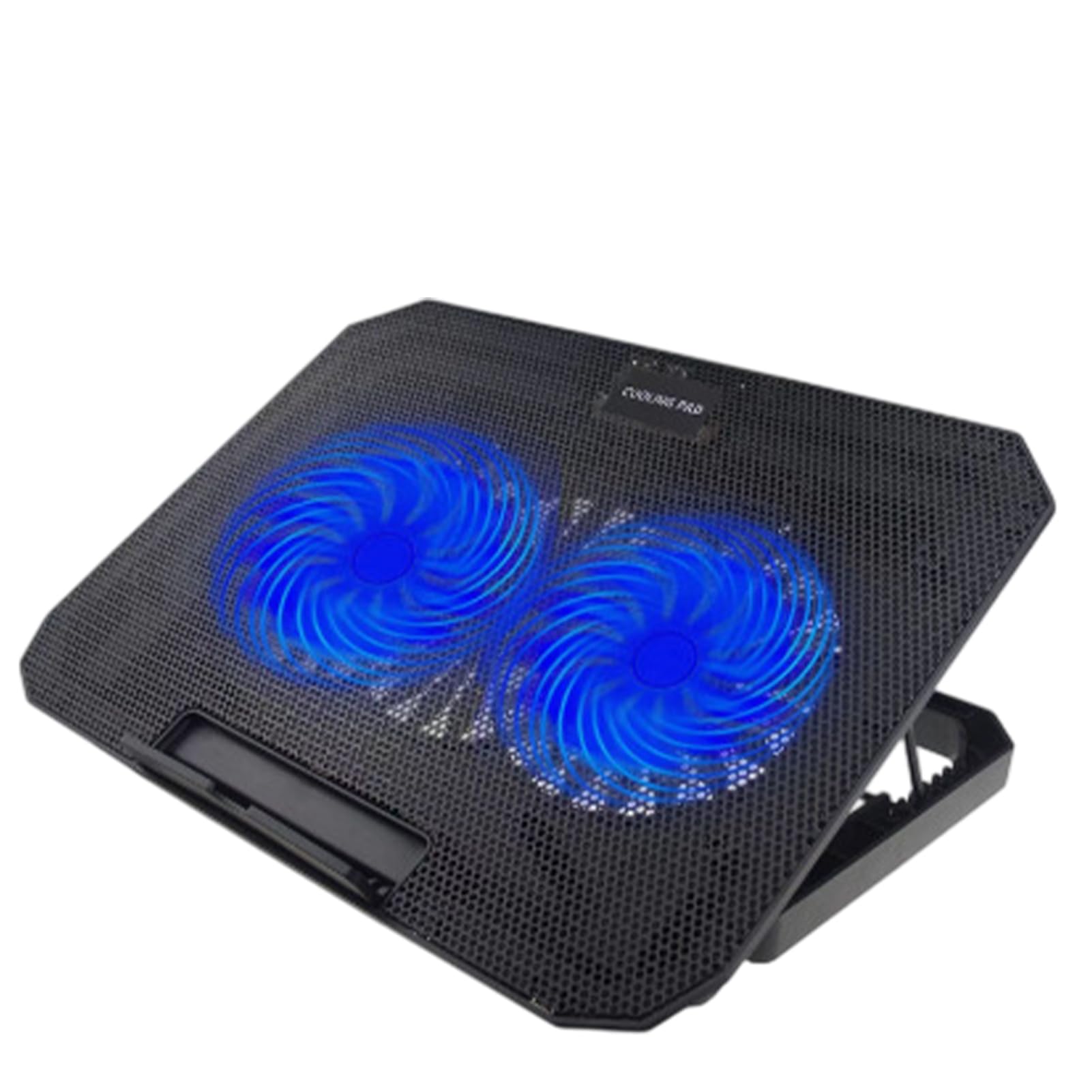 Stand Fan pour ordinateur portable 15,6 pouces Silent Cooling Pad