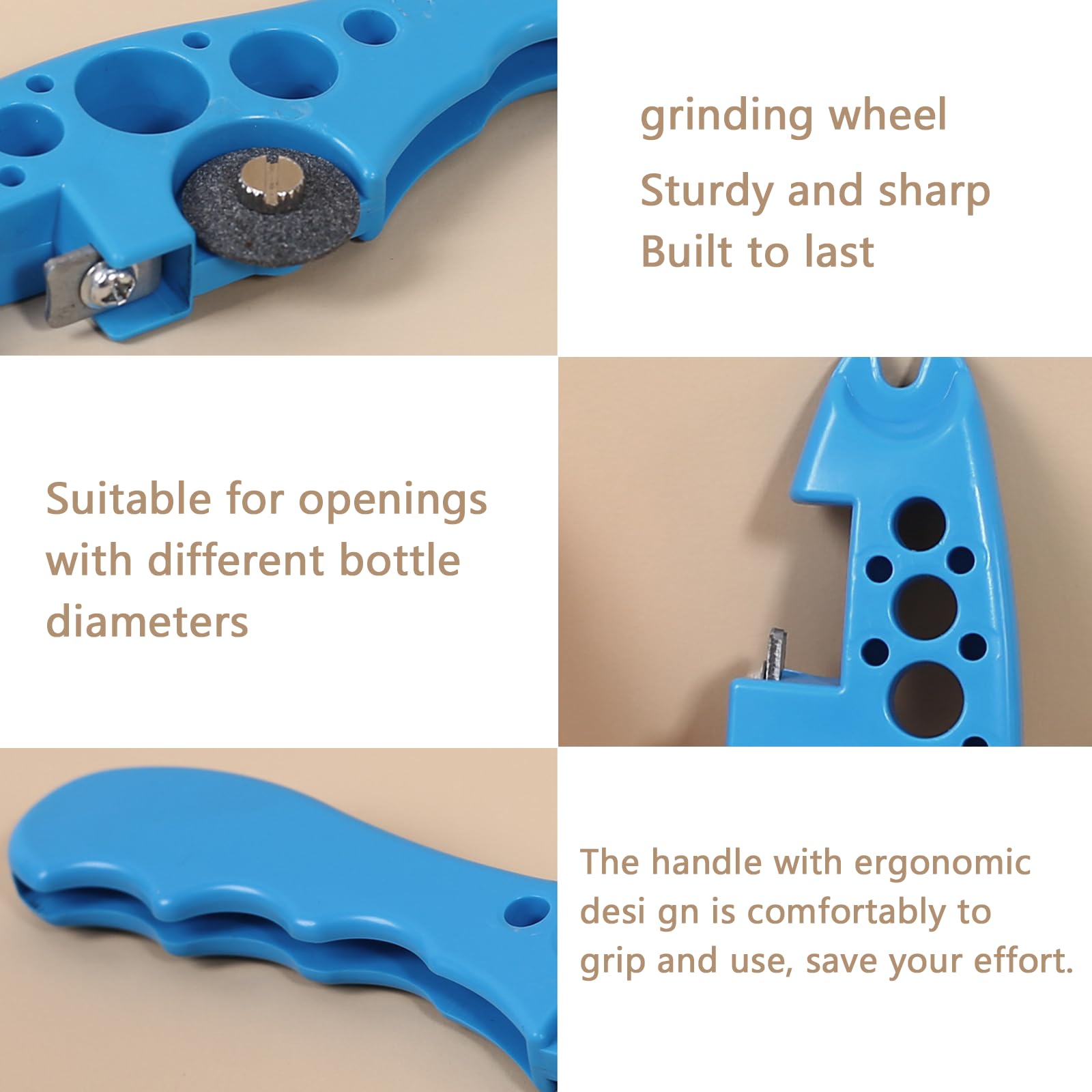 XMYCYuChen 2Pcs Portable ampoule Cutters for Doctors and Nurses Multifunctional Glass Bottle Cap removers with Grinding Wheel Bottle openers - Image 3