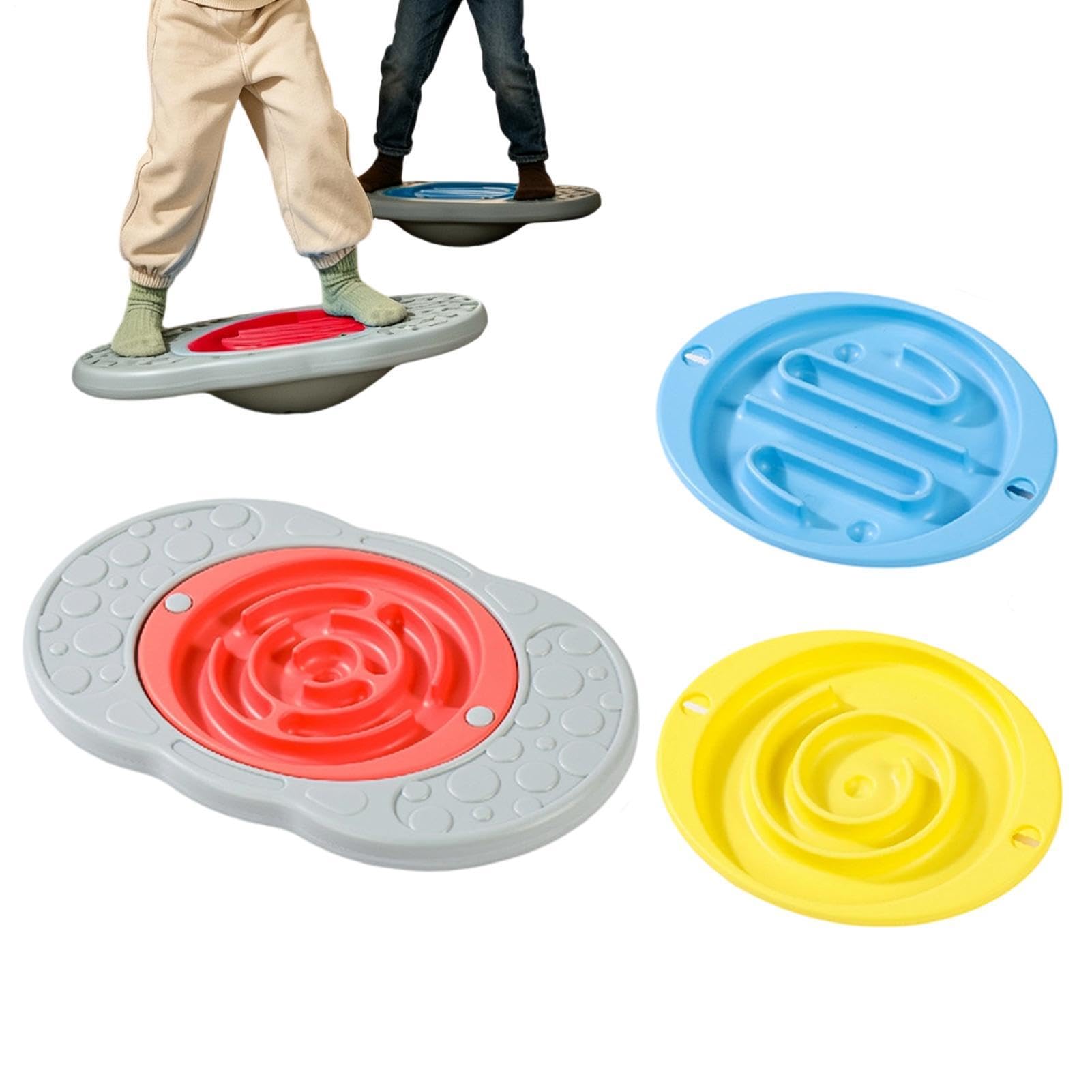 Wobble Board con Labirinto Giocattolo Stimolante per la Coordinazione | Ski Surf Trainer Wobble Board Bambine 3-8 Anni, Prescolari E Alunni