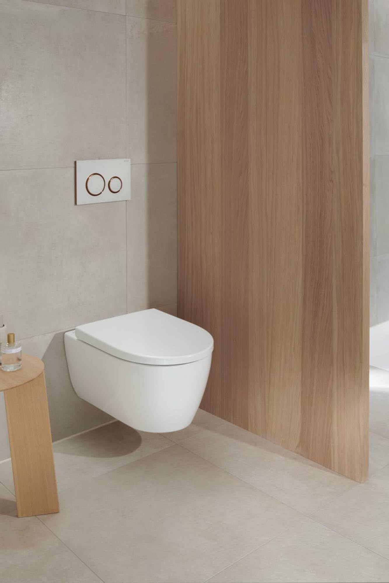 Geberit iCon set WC suspendido con asiento de WC, sin borde, descarga baja, diseño cerrado, 6l, 501664, 501.664.00.1, Color: blanco