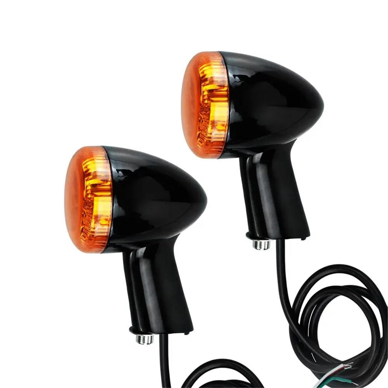 Indicatori di Direzione Indicatori di Direzione Posteriori per Motociclette, Luci dei Freni, per Harley Sportster 883 Iron XL1200 48 Roadster Super Low 1992-2022 Frecce Moto(Nero)