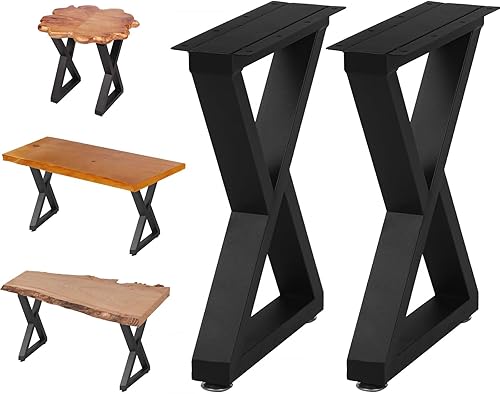 NXN-HOME Patas de mesa de metal de 19 pulgadas de alto para muebles, patas de banco, patas de mesa auxiliar, patas de muebles de bricolaje juego de