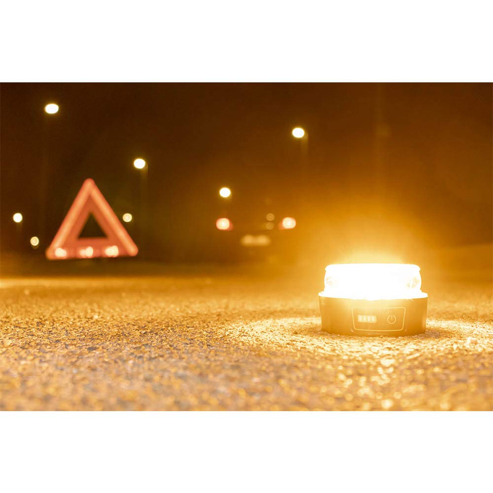 Baliza Luz de Emergencia - Señal V16 para Coche Homologada DGT 2026 con GEOLOCALIZACION - Señalización de Emergencia en carretera - Dispositivo V16 Visible a 1Km - Cobertura hasta 2038