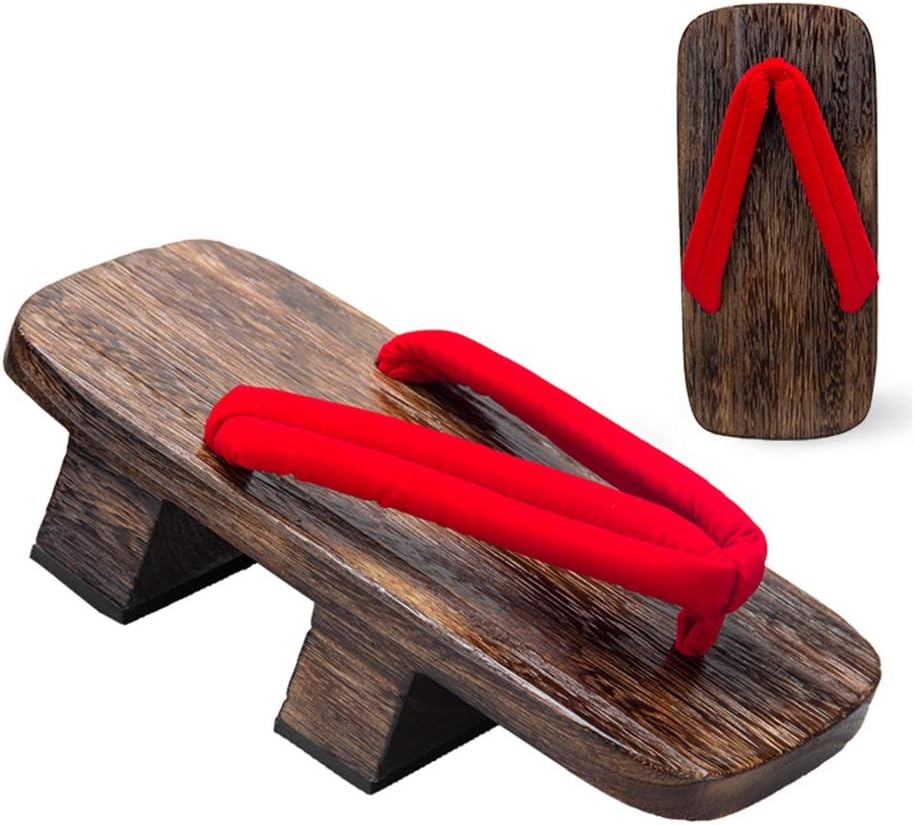 Amazon.com: Zapatillas de madera tradicionales japonesas, sandalias de  madera Geta Zuecos chancletas para hombres puntera abierta, zapatillas de  tacón alto para hombres, chanclas Snadals transpirables (color: G, tamaño:  EUR38-39-40) : Ropa, Zapatos