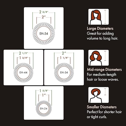 Miniatura 5 de Olivia Garden EcoHair - Cepillo térmico redondo ecológico de bambú (1.0in)