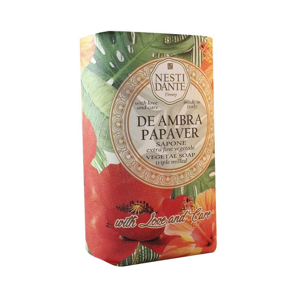 With Love And Care Katı Sabun 250 Gr (De Ambra Papaver)