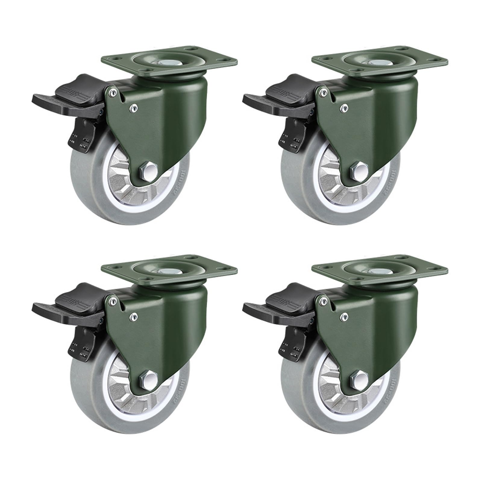 Kit de herrajes para Escalera móvil de 1 a 6 Metros (3.3 pies a 20 pies) con riel Redondo y Ruedas de Piso, Color Negro rústico. Riel para Escalera móvil para el hogar, Interiores y lofts, c