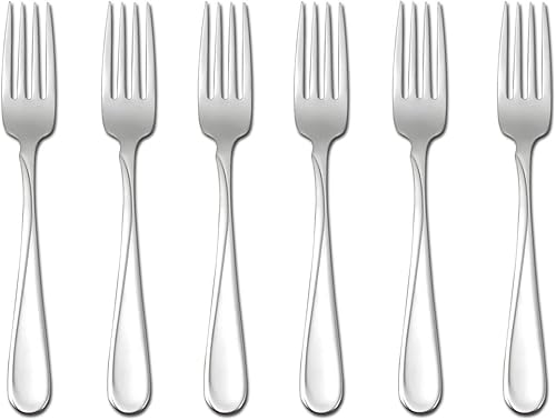 Miniatura 5 de Oneida Flight - Juego de cubiertos de acero inoxidable de 45 piezas, servicio para 8 y tenedores de cena, juego de 6