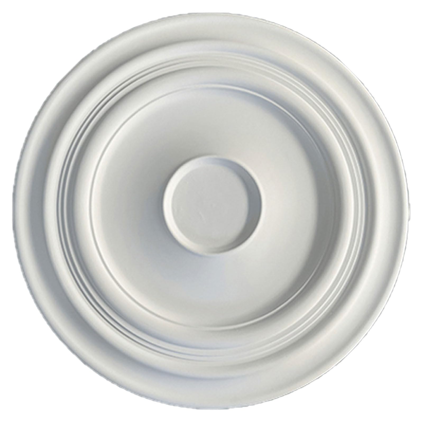 Foelanne White D White Round Pu Ceiling Medallion, Multiple Sizes 24.5-67Cm(,62Cm)