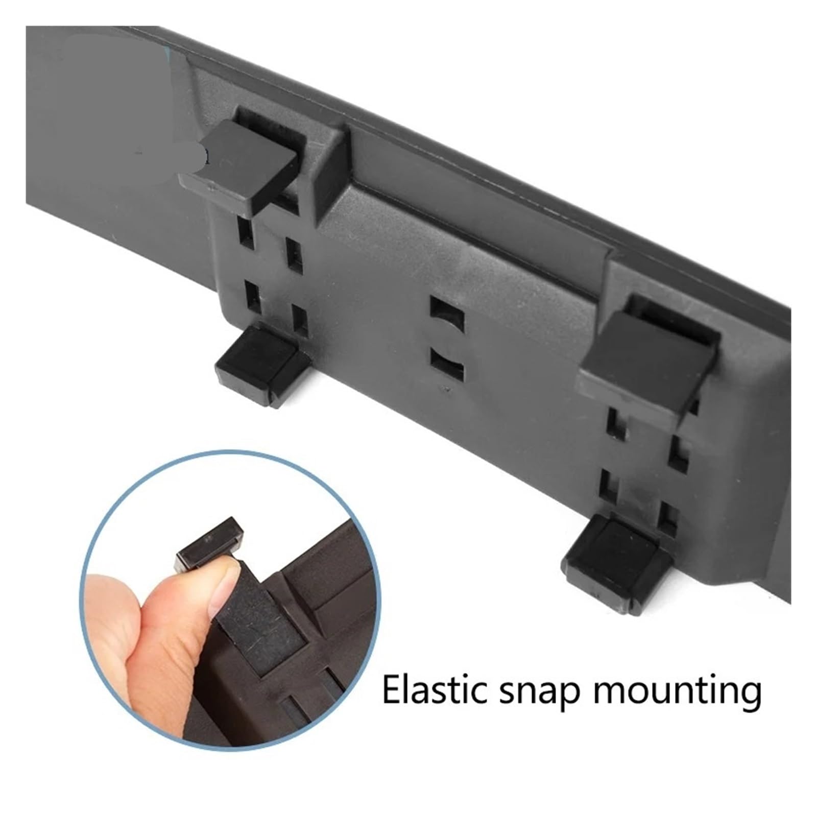 Rétroviseur Conduite Accompagnée Clip Intérieur Convexe De 285 Mm De Large Sur Le Rétroviseur Transparent