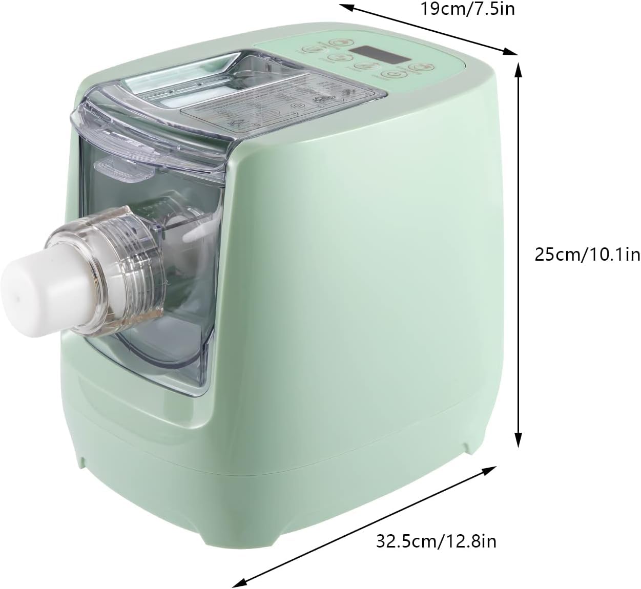 Pasta Maker, Electric Pasta Machine, 260w 110v Automatic Pasta Maker Machine, Can Produce 12 Noodle Shapes, Fresh Noodle Maker For Home Kitchen Use, Making Spaghetti, Lasagna, Macaroni (Green)