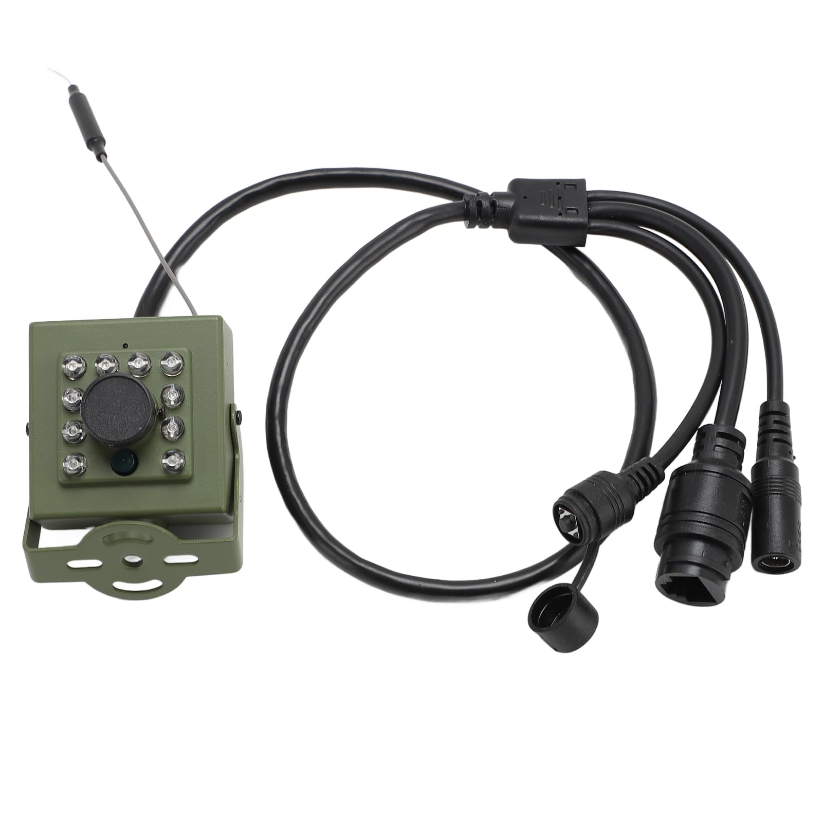 Yunseity Caméra de sécurité Intérieure avec Image Claire de Lumière Infrarouge Grand Angle pour Une Surveillance Détaillée dans l'obscurité pour Les Systèmes iOS / (Capteur CMOS IMX335 5MP)
