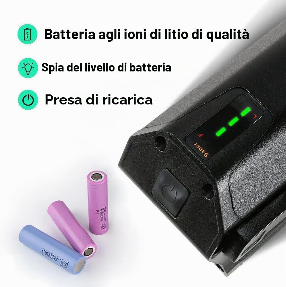 sostituzione Batteria Dorado Ebike 36V 13Ah Batteria per sYukon750/Reention/DLG/NCM/Moscow/Dorado INR