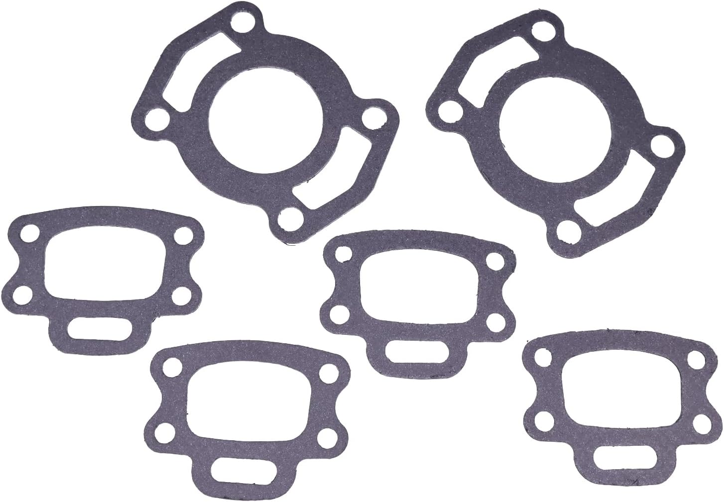 JZGRDN 2 Set Gasket & Head Pipe Gasket Kit 420950253 420850638 Compatible with SeaDoo GS, GTI, SPX, Challenger 720, Speedster SK, Sportster L