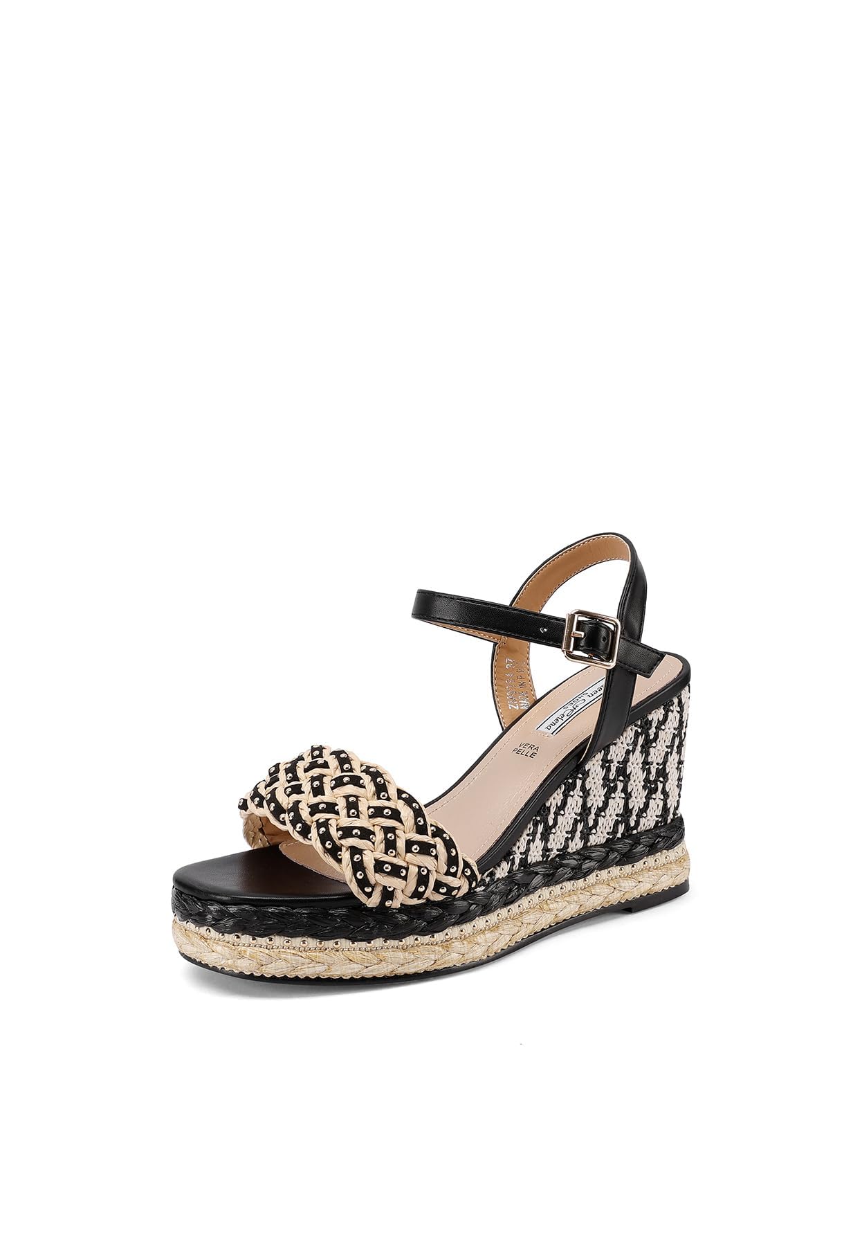 QUEEN HELENA Zeppe Sandali Alti con Zeppa con Cinturino Donna ZM9984