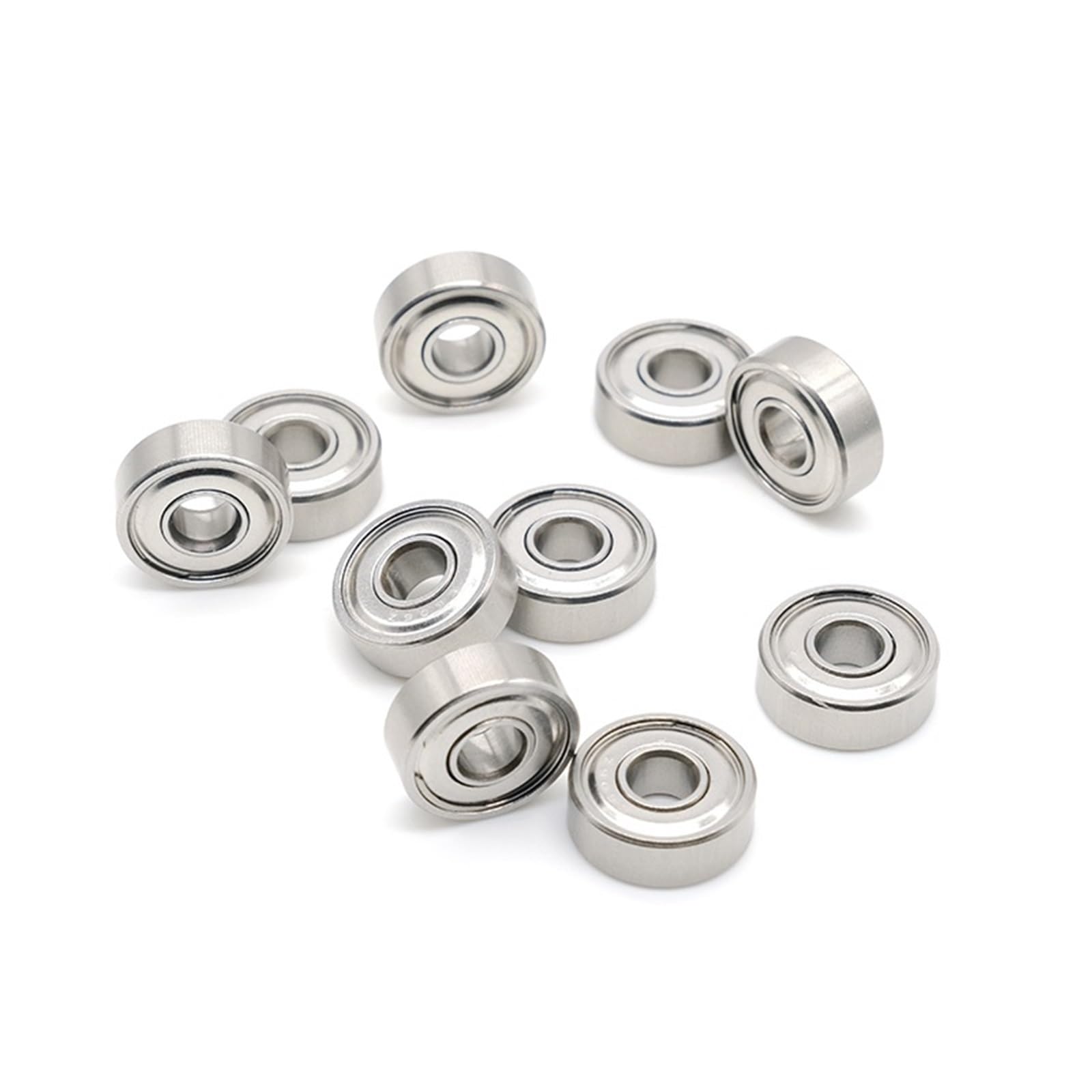 Rodamiento 606ZZ de 6 x 17 x 6 mm, rodamientos de bolas sellados en miniatura 606-2ZZ, 10 unidades