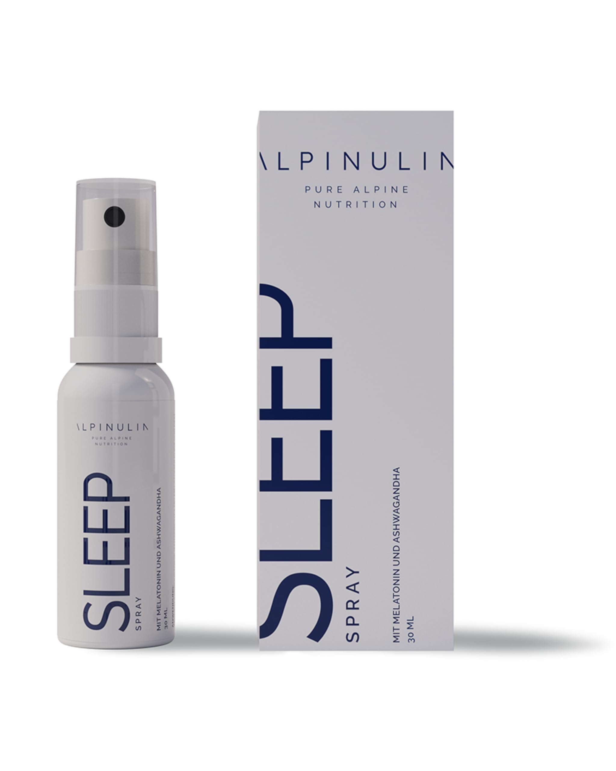 ALPINULIN SLEEP AND RELAX SPRAY 30 ml vegan – Melatonin Einschlafspray mit 1mg pro Dosis, trägt dazu bei die Einschlafzeit zu verkürzen, ideal bei Jetlag auf Reisen
