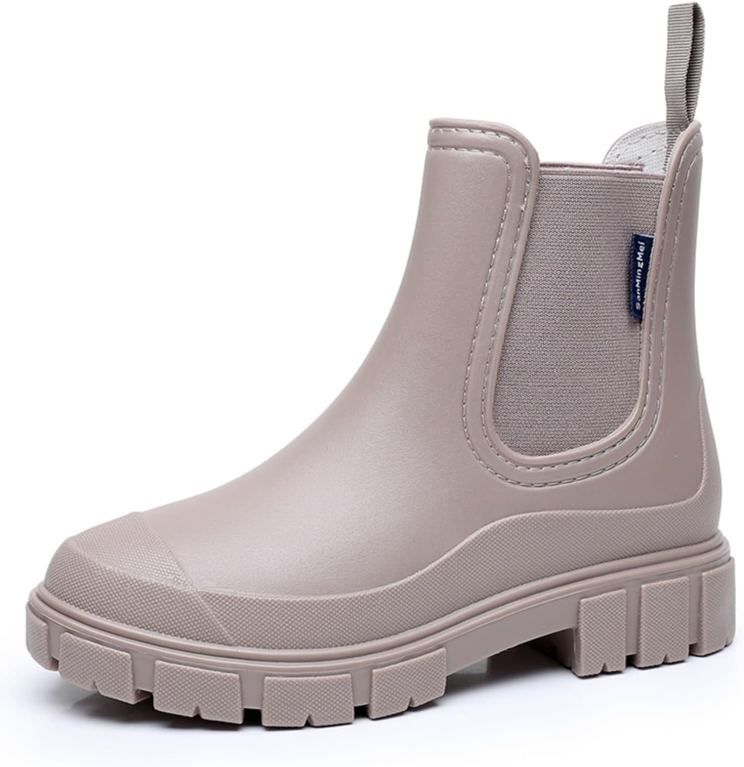 Chelsea Rain Boots Women Waterproof Boots Short Rainboots Ankle Garden Shoes for Ladies Outdoor Slip Resistant